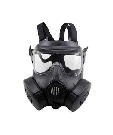 WorldShopping4U Tactical Airsoft Paintball FULL FACE PROTECTION DUAL Fan MASK M50 BK
