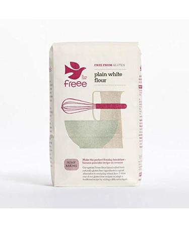 Doves Farm | Gluten Free Plain White Flour | 1 x 1kg 1 kg (Pack of 1)