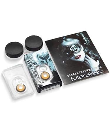 Funnylene Lunatic Sun Yellow Black Colored Contact Lenses - 2 Pack + Free Container - 12 Monthly Lenses for Halloween & Carnival - Buy Online on GoSupps.com