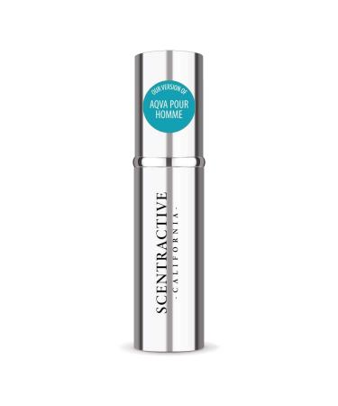 CA Perfume Impression of Bvlg. Aqva Pour Homme For Men Replica Version Fragrance Dupes Concentrated Long Lasting Eau de Parfum Spray Refillable Atomizer Bottle 0.17 Fl Oz/5ml-X1 BVLGR AQVA POUR HOMME IMPRESSION 0.17 Fl Oz (Pack of 1)