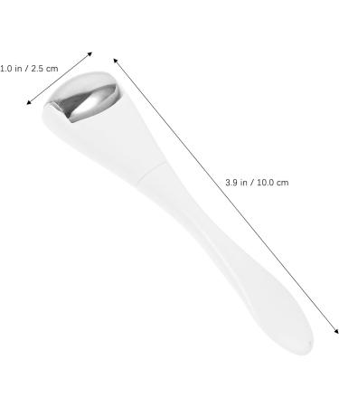 Healeved Stainless Steel Ice Roller Facial Eye Massage Roller Skin Care Tool with Plastic Handle for Puffiness Relief Tighten Pores - Buy Online on GoSupps.com