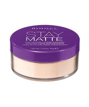 Rimmel Stay Matte Loose Powder 001 Transparent 0.13oz - Long-Lasting Oil Control Formula - Buy Online on GoSupps.com