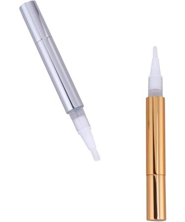 SHERCHPRY Lot De 2 Tubes Aluminium 3 Ml Stylo Huile Pour Ongles Vide Applicateur Vernis Ongles Portable Usage Cosm tique L vres Couleur Al atoire - Buy Online on GoSupps.com