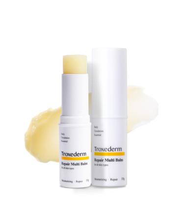 TROXEDERM Repair Multi Stick Portable Korean Skincare Stick with Shea Butter Sunflower Seed Oil Troxerutin & Adenosine Moisturizing Care for On-the-Go Use 0.35oz (10g)