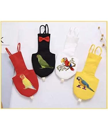 Kuso Reusable Washable Diapers for Parrots | XL Red Kimono Clothing for Budgies Nymphensittich Cockatoos & African Greys - International Shipping Available - Buy Online on GoSupps.com