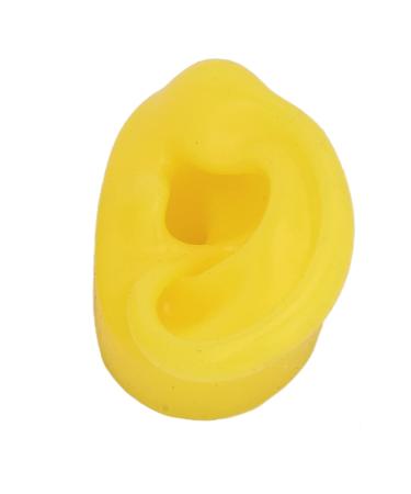 Reusable Silicone Waterproof Ear Mould Model - 2PCS Yellow | Easy Installation for Display - Buy Online on GoSupps.com