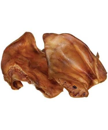Pig Ears Dog Treat Bulk Packs - 100% All Natural Smoked Pork Savory Tasty Chews(2 Pig Ears) - Buy Online on GoSupps.com