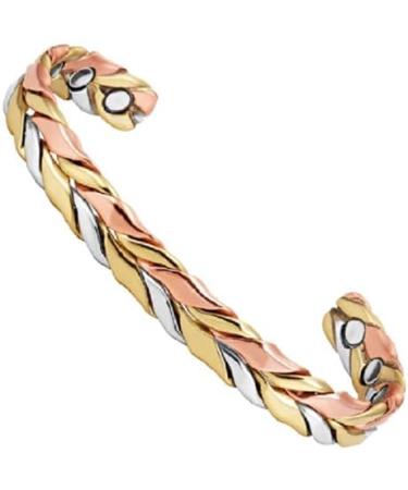 Magnetic Copper Bracelet with Sheerazade Magnet - Arthritis & Pain Relief Therapy for Women - Energy Boost & Magnetic Field Benefits - Buy Online on GoSupps.com