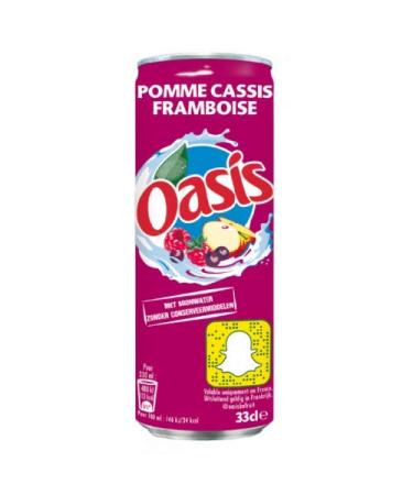 Oasis Apple Blackcurrant Raspberry 24 x 0.33 l