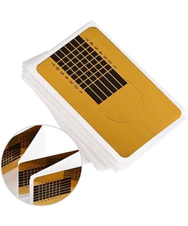 50 Pcs Nail Tips Nail Art Form Nail Art Tip Acrylic Gel Extension Guide Form Sticker Manicure Sticker for AcrylicGel Form for ExtensionGel DIY Nail Art Manicure Tool - Buy Online on GoSupps.com