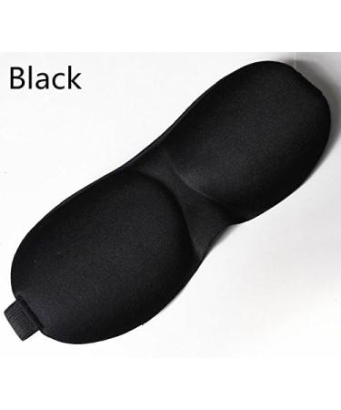 CLICKERS 3D Sleep Mask (2 Pack - Black) - Natural Sleeping Eye Mask for Men and Women - Soft Portable Blindfold Travel Eyepatch - Buy Online on GoSupps.com