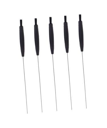 Vent Cleaning Brush 1 Set 5pcs Cleaning Pole Plastic Cleaner Ear Cleaners Earbud Jack Cleaner Brush Cleaning Tools Ear Cleaning Brush Hearing Amplifier Cleaning Tool Cleaner