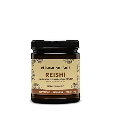 Reishi Dual-Extract Concentrated Mushroom Powder | Source of Fungal Polysaccharides with Immunomodulating Properties | Adaptogenic Energy Increaser & Stress Resistant Mushroom Powder (100 Gram)
