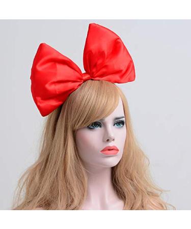 Large Red Bow Headband for Women and Girls - Perfect for Birthday, Valentines Day, Christmas & Cosplay - Buy Online on GoSupps.com