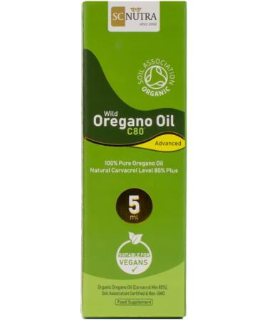 Organic Wild Oregano Oil C80 Advanced - 80%+ Carvacrol - 5ml - Buy Online on GoSupps.com