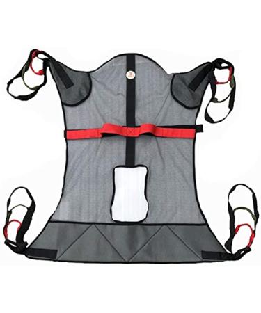 Grooming Harness Lifter Medical Equipment Bariatric Crane Lifting Surgical Transfer Band Strap for Handicap with Four Points of Support