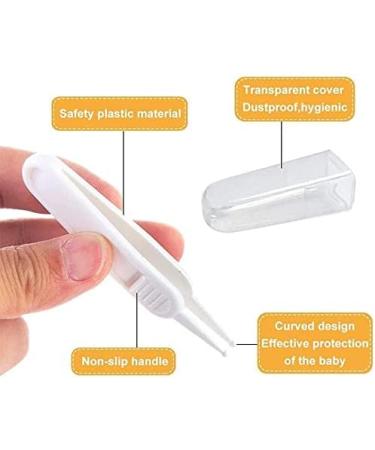 PCS Baby Nose Tweezers - Safe & Stylish Nose Cleaning Tweezers for Toddlers | Ideal for Ears Nose & Navel Care - Buy Online on GoSupps.com