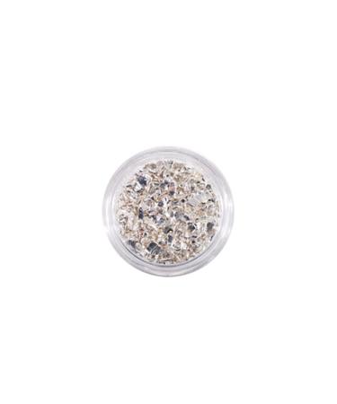 dijiusidy Nail Art Crushed Glass Stones Irregular Glitter Crystal Fragment DIY Rhinestone Fillers Mobile Phone Jewelry Making Sliver