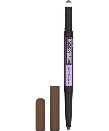 MAYBELLINE Express Brow Satin Duo 025-Brunette | Long-Lasting Eyebrow Pencil & Powder for Perfect Brows | International Shipping Available - Buy Online on GoSupps.com