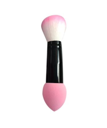 BOKIOESDE Odorless And Non-Deformable Makeup Brushes For Long-Lasting Durability Double Head Nylon Blush Brush Powder Puff