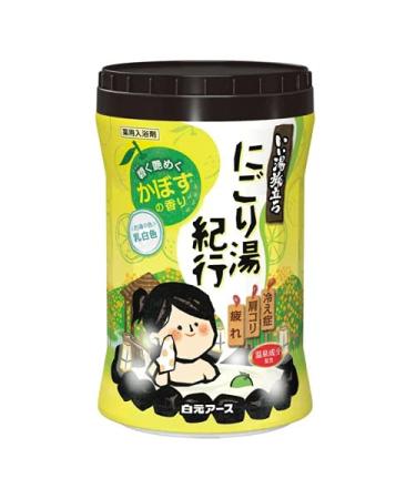 Good hot Water Departure Bottle Nigori hot Water travelogue Kabosu Scent Bath Salt 600g