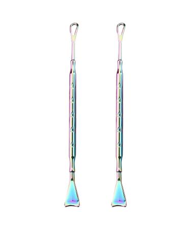 Beavorty 2 Pi ces Et D'imperfections Grattoir Boutons Extracteur De Pores Outil De Nettoyage Du Visage Outil De Beaut En Acier Inoxydable Outil D' limination