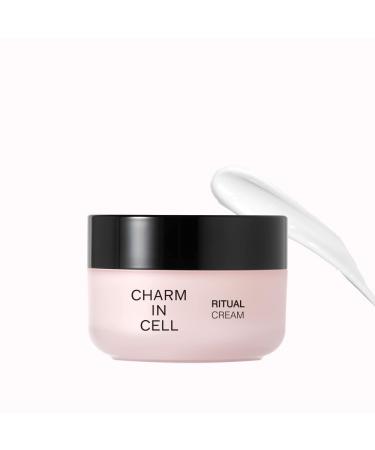 CHARMZONE Charm-in-Cell Ritual Cream - EFG Triple Peptide Face Moisture Firming with Collagen Capsule Korean anti-aging Skincare (1.69 oz. / 50ml)