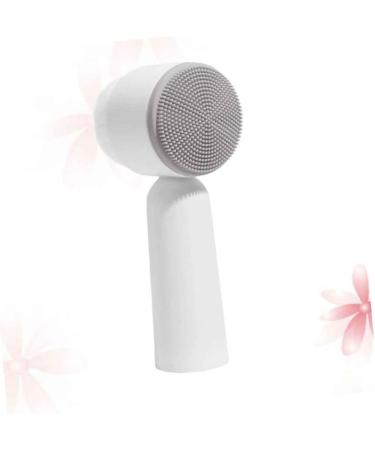 minkissy Cleaning Brush Face Pore Cleanser Facial Cleansing Brush Handheld Brush Face Cleanser Soft Bristles Facial Brush Face Cleaning Silicone Deep Cleasing Milk Grey 5.5X12.5cm - Buy Online on GoSupps.com