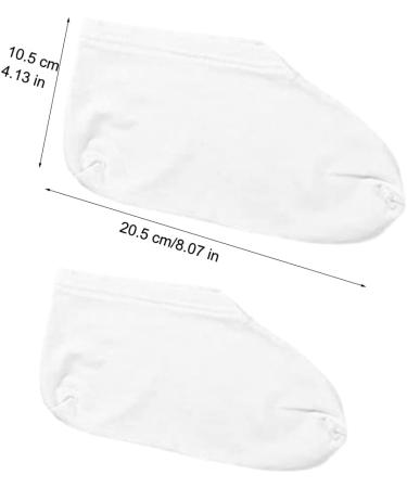 3 Pairs Moisturizing Socks Cotton Socks for Moisturising Reusable Foot Care Socks for Dry Cracked Feet Cosmetic Moisturizing Socks for Women Men (White) - Buy Online on GoSupps.com