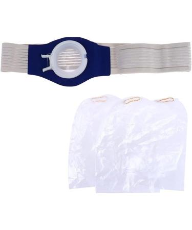 Ostomy Hernia Support Belt Medical Ostomy Belt With 100 Ostomy Bags And Clip Connector Fast Relief For Epigastric Navel And Ventral Hernias Unisex For Colostomy Ileostomy Stoma Care 101x60cm