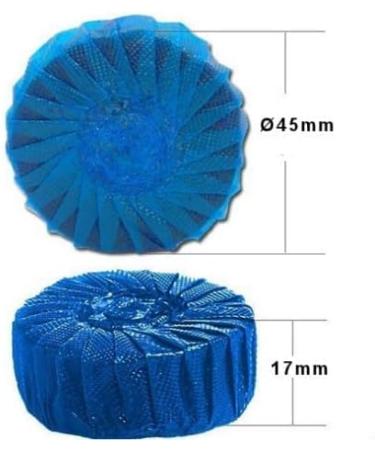 VABIONO Toilet Cleaning Tabs - 12 Pack Cistern Water Tank Descaling Stones for Sparkling Clean Toilets - Buy Online on GoSupps.com