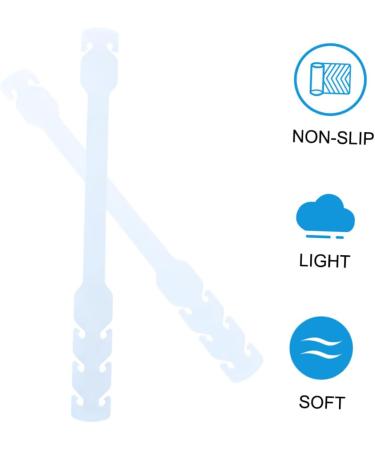 Beaupretty 15 pcs Rope Buckle Removable Face Cover Handle Ear Protectors - Silicone Mask Accessories & Straps for Comfortable Wear - Buy Online on GoSupps.com