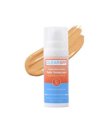 ClearSPF Daily Moisturizing Sunscreen (Tinted) - Exp 03/2025
