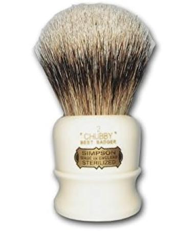 Simpsons Chubby 2 Best Badger Shaving Brush | Premium Quality One Size - International Shipping Available - Buy Online on GoSupps.com