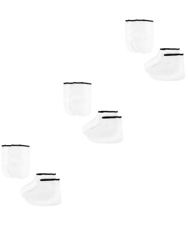 minkissy 6paires Et Cire De Paraffine Pour Th rapie Keratologique Pour Soins Des Mains Hydratation Maximale Domicile Spa 1 unit (Lot de 1) Whitex 3 Pi ces.