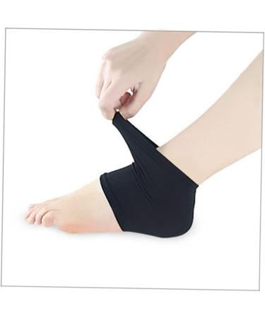Beavorty Cracked Heel Socks Heel Sleeves for Cracked Heels Dry feet Socks Heel Protectors for high Heel Shoes spa Socks Foot Sock Black Heel Open Toe Socks Black Gel moisturizing Insole - Buy Online on GoSupps.com