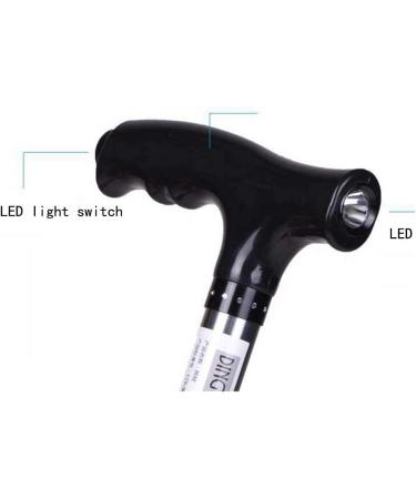 FoldingSeat Crutch Stool Five-Speed Adjustable LED Light The lamp Head is not rotatable net Weight:985g for Elder Light Comfortable A (Color : A) Marriage - Buy Online on GoSupps.com