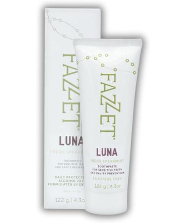 4.3oz Luna Sensitive Teeth Toothpaste | Anti-Cavity & Anti-Hypersensitivity | Fresh Spearmint - Buy Online on GoSupps.com