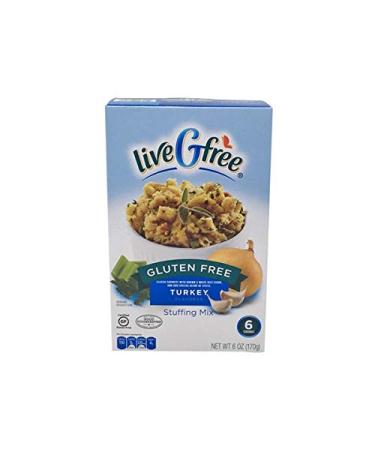 Live G Free Gluten Free Stuffing Mix, 6 Ounces (Pack of 2) (Turkey)