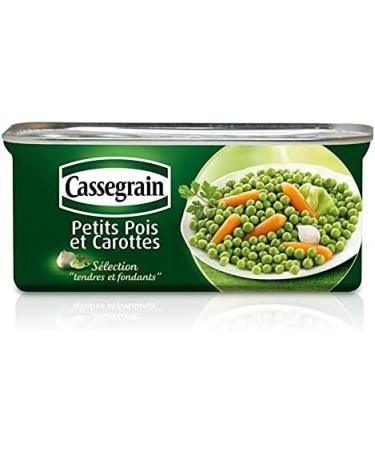 CASSEGRAIN - Peas and Carrots 130G - Pack of 4 - Free Shipping - Buy Online on GoSupps.com