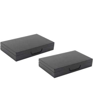 FRCOLOR 8 Pcs Empty Eyeshadow Case Empty Eye Shadow Pallet Eye Shadow Box Makeup Palette Make up 4.5X7.2CMx2pcs Black 2x2pcs - Buy Online on GoSupps.com