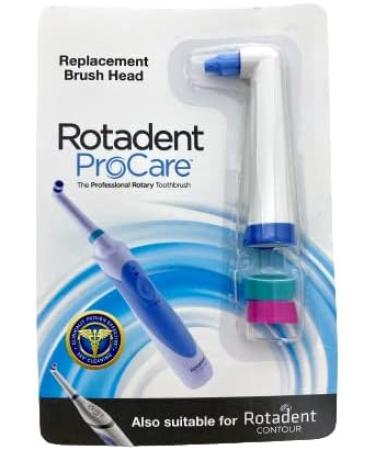 Short-Tip Replacement Brush Head for ROTADENT PROCARE/Contour - International Shipping Available - Buy Online on GoSupps.com