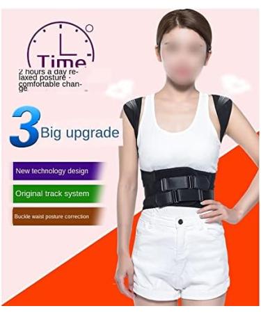 Posture Correction Belt for Adults - Adjustable Nylon Shoulder & Waist Support - L Code D - Buy Online on GoSupps.com