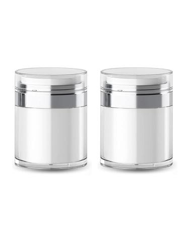 Tumuued Acrylic Makeup Cosmetic Containers with Shampoo Pump Refillable and Suitable for Travelling