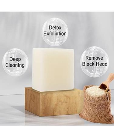  G n rique 100g Cleansing Rice Soap - Essence Soap with Rice Extract for Face Restores Natural Radiance Brightens Reduces Visible Signs of Aging - Buy Online on GoSupps.com