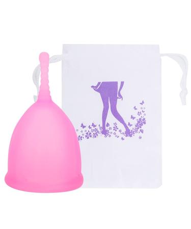 Menstrual requirement reusable leak-free for women reusable silicone menstrual cup for menstrual cups L #3