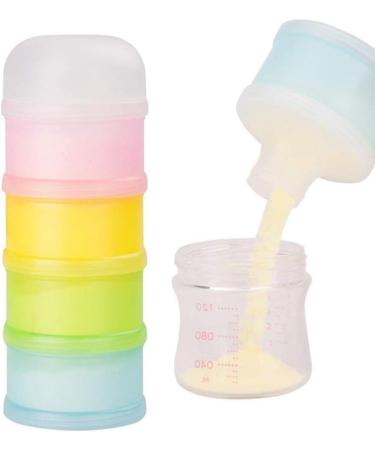 Kidsmile Twist-Lock Formula Dispenser - BPA Free, Stackable Container for On-the-Go Feeding - 4 Feed Compartments, No Powder Leakage - Buy Online on GoSupps.com