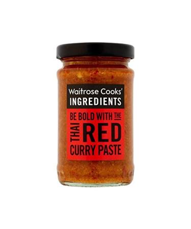 Cook's Ingredients Curry Red Thai Waitrose Paste 100g - Pack of 4