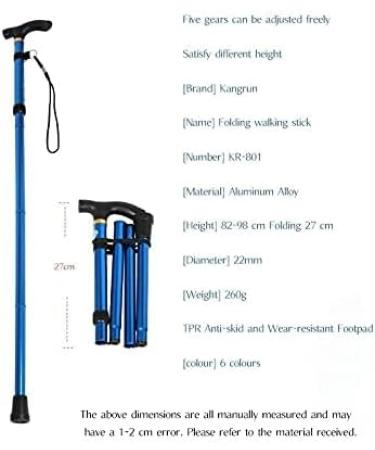 Walking Stick Crutches Excellent Cane Elderly Person Crutch Recovering After Surgery Folding and Telescopic Ultra-Light Four-Knuckle Stick It's so Kind of You Safehappy White - Buy Online on GoSupps.com