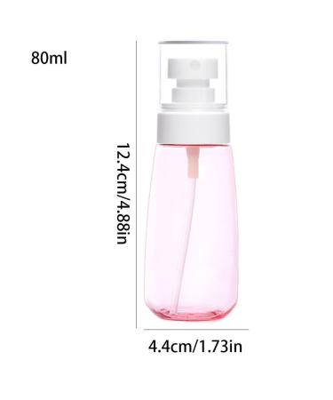 80ml Refillable Small Spray Bottle - Fine Mist Plastic Liquid Sprayer for Travel & Home Use - Buy Online on GoSupps.com